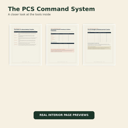 Interior page previews from The PCS Command System